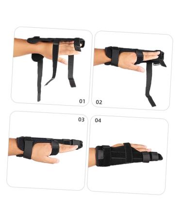 FRCOLOR Adjustable Finger Holder Wraps - Broken Finger Support & Thumb Straightening Immobilizer - Portable Finger Protector - Buy Online on GoSupps.com