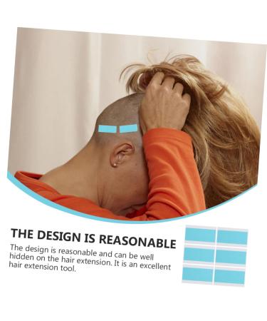 Angoily 6 Double Sided Adhesive Hair Extension Hair Extensions Replacement Tape Safety Hair Extension Tapes Toupee Tape Double Sided Tape Tabs Small Mirrors for Crafts Pu Label - Buy Online on GoSupps.com