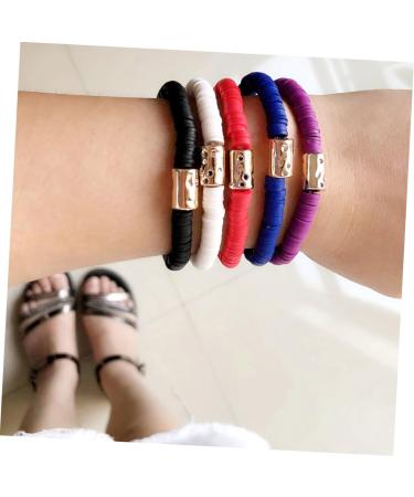 TENDYCOCO 3pcs Clay Bracelet Polymer Clay Manual Jewelry 18X0.6cmx2pcs Blackx2pcs - Buy Online on GoSupps.com