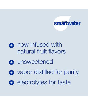 Smartwater Cucumber Lime Flavored Drinking Water - 23.7 Fl Oz Bottles, Pack of 12 - Buy Online on GoSupps.com