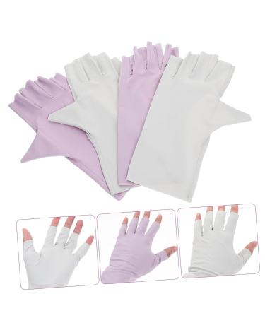 Beaupretty 2 Pairs Pink Gloves Nail Uv Gloves Uv Protection Gloves Sun Protection Gloves for Women Uv Protective Gloves for Manicure Uv Gloves for Nail Manicure Uv Gloves Gel Nylon Summer - Buy Online on GoSupps.com