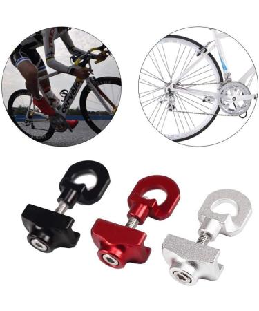 Durable Single Speed Folding Bicycle Chain Tensioner - Aluminum Alloy BMX Fixie Fastener Repair Tool in Black - Buy Online on GoSupps.com
