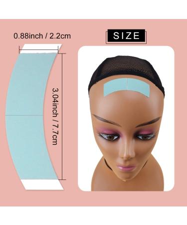 Lace Front Wig Tape - 36 Double Sided Waterproof Adhesive Strips for Hair Extensions & Toupees - Buy Online on GoSupps.com
