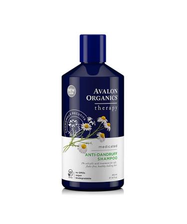 Avalon Organics Therapy Medicated Anti-Dandruff Shampoo 14 Oz