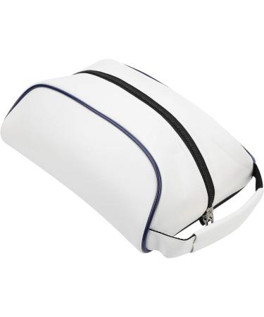 RiToEasysports PU Leather Golfball Shoe Bag - Waterproof Zippered Sports Shoe Carrier - Buy Online on GoSupps.com
