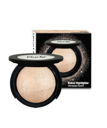 Rude - Baked Highlighter - Champagne Sparks