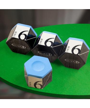 Kamui Roku Premium Light Blue Pool Carom Cue Stick Chalk - 1 Piece - Buy Online on GoSupps.com