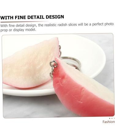 Alipis 6pcs Decor Models Broccoli Ornament Showcase Display Props Fake Radish Slice Model Shop Display Props Lifelike Radish Adornment Lifelike Radish Slice Vegetable Food Pvc - Buy Online on GoSupps.com