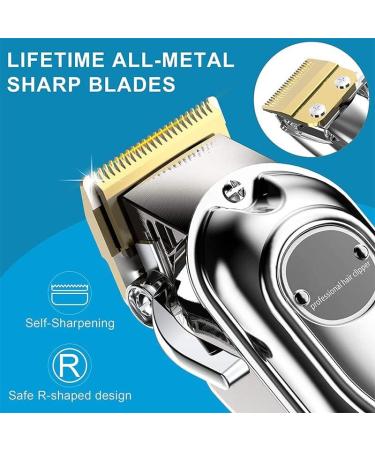 Professional Hair Clippers for Men - Powerful LED Electric Hair Trimmer Kit Washable & Adjustable Corded/Cordless - Ideal for Home & Salon - Buy Online on GoSupps.com