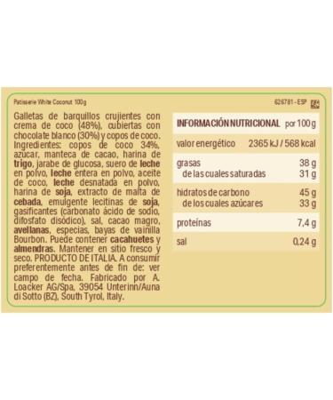 Loacker Gran Pastry Coconut Biscuits 100 g - Buy Online on GoSupps.com