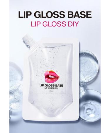 Clear Lip Gloss Gel Lip Gloss Base Gel Clear Lip Gloss Base Gel Clear Lip Gloss Base For Lip Gloss Making Kit (B 50ML) - Buy Online on GoSupps.com