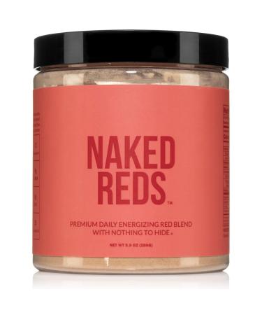 NAKED Reds Superfood Powder - Healthy Energizing Polyphenol Fruit Powder Mix No Fillers No Additives Vegan Non-GMO Gluten Free - 28 Servings