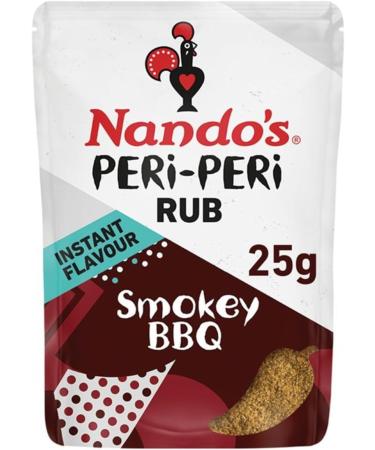Peri Peri Marinade Bundle With Nando's Peri Peri BBQ Rub Medium 25g x3 & Nando's Peri Peri Rub Medium 25g x3 (6 Pack) - Buy Online on GoSupps.com