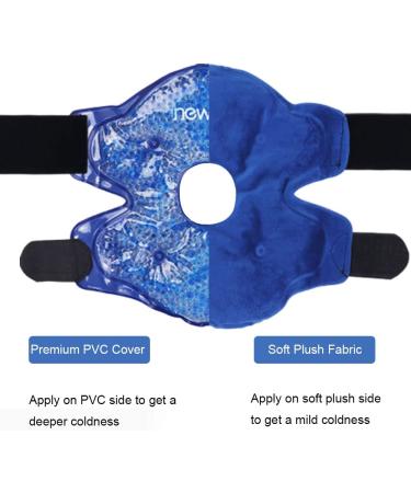 NEWGO Knee Cold Pack 2 Pack - Reusable Gel Ice Pack for Knee Injuries & Surgery Pain Relief - Buy Online on GoSupps.com