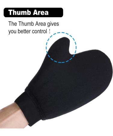 KELILO Self Tanning Mitt Applicator - Tanning Mitt Self Tanner Mitt Self Tan Mitt Tanning Glove Tanning Mitt Applicator Tanning Glove Mitt Better Control With Elastic Cuffs and Thumb Area - Buy Online on GoSupps.com