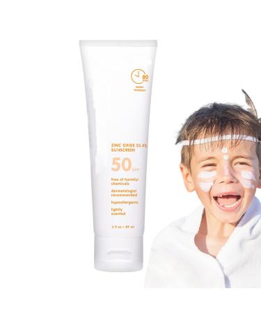 Sunscreen for | UV Protective Cream SPF 50+, UV Protective Cream Resistant to 50 ml, Non-greasy Moisturizing Sunscreen for Face and Body for Sensitive Skin of