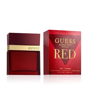 GUESS Seductive Red Men/Homme Eau de Toilette 4 Piece Gift Set - Cologne Spray 3.4 Fl. Oz. Deodorizing Body Spray 6.0 Oz. Shower Gel 3.4 Fl. Oz. & Pouch - Buy Online on GoSupps.com