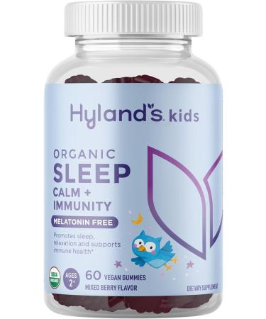 Hyland's Kids Melatonin Free Organic Sleep Aid Gummies with Calm & Immune Support - with Vitamin C Zinc Elderberry Lemon Balm & Chamomile Helps with Sleeplessness & Restlessness 60 Vegan Gummies 60 Count (Pack of 1) Or  - Buy Online on GoSupps.com