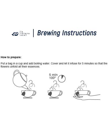 LATETERAZUL LA TETERA AZUL Red tea Pu Erh infused with fruit Slimming infusion Tea beautifies 20 bags of 175 grams - Buy Online on GoSupps.com