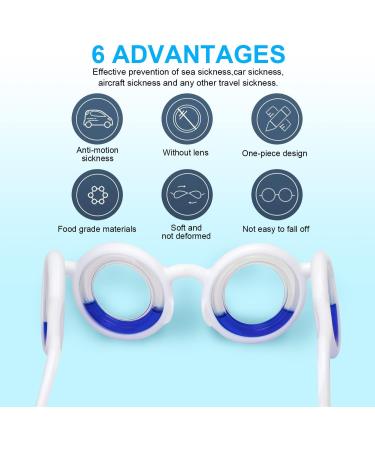 Portable Anti-Motion Sickness Smart Glasses for Adults and Kids - Travel & Gaming Nausea Relief - Buy Online on GoSupps.com