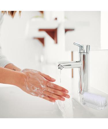 Double-Sided Hand Brush Set - 10 Wooden Nail Brushes for Bathroom Toilet & Workshop - Gray - Buy Online on GoSupps.com