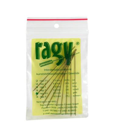 RAGY Interdental brushes 6 1/2 yellow 10 pcs