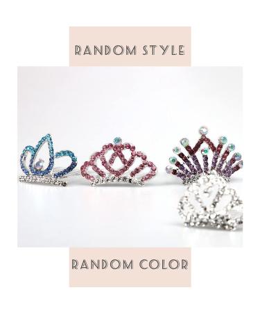 10PCS Strass Crown Hair Combs - Xixiran Crystal Princess Tiara with Rhinestones | Wedding Hair Accessories & Girls Dress Up Party - Buy Online on GoSupps.com