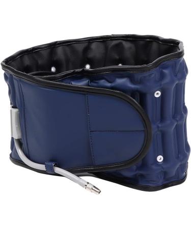 Adjustable Inflatable Waist Traction Belt - Back Support & Pain Relief - Lumbar Spine Protection (Blue) - Buy Online on GoSupps.com