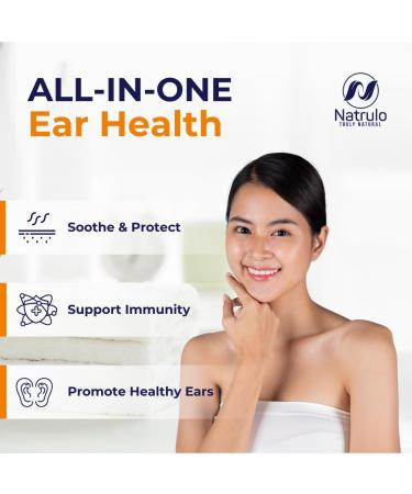 Natural Ear Drops for Ear Infection - Herbal Eardrops for Adults Kids & Pets - Soothes Ear Aches & Itchy Ears - USA-Made Kids Safe Ear Oil (2 Oz - Buy Online on GoSupps.com