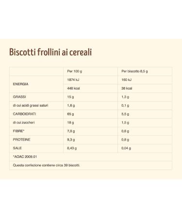  Italian Gourmet E.R. Misura Integrali Whole Grain Cookies with Crispy Cereal 330g + Italian Gourmet Polpa 400g Set of 6 - Buy Online on GoSupps.com