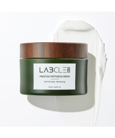 LABCLE Prestige Peptide20 Cream Korean Skin care Wrinkle Repair Cream with Peptides Skin Rejuvenating Moisturizing nourishment Sensitive Skin Paraben Free 1.69 fl oz