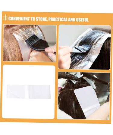 Homoyoyo Lot De 100 Feuilles Isolantes Pour Teinture Capillaire Applicateur De Couleur Capillaire Peigne Balayage Surligneur Transparent Planche De Coloration Film - Buy Online on GoSupps.com