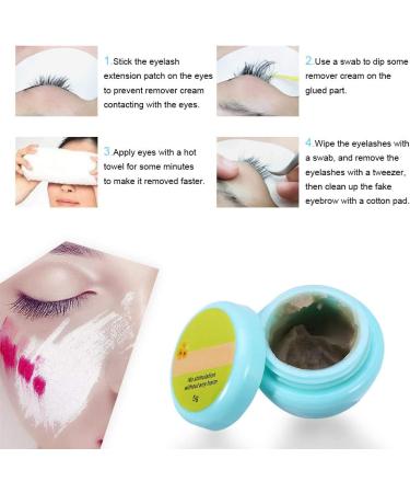 Eyelash Extension Remover Cream Eyelash Adhesive Gel Remover Low Irritation Cream 5g - Buy Online on GoSupps.com