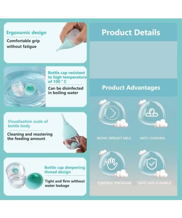 Kitten Bottles for Nursing Puppy Bottles for Nursing Puppy Milk Anti-Choking Puppy Feeder Design with 2pcs Replaceable and Reusable Silicone Nipples for Feeding Newborn Pets (blue) - Buy Online on GoSupps.com