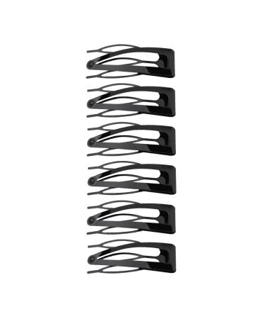 Revlon Rubberized Double Grip Black Hair Clips - 6 Count (Pack of 1) - Buy Online on GoSupps.com