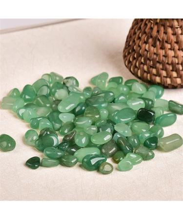 Natural Crystal Rough Home Natural Stones Crystal Green Chip Minerals Reiki Raw Gravel (Color : 200g Size : 9-12mm) 9-12mm 200g