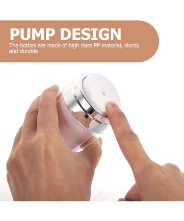 LALAFINA 2PCS 30ML Airless Pump Jars Airless Cosmetic Containers Refillable Lotion Jar Travel Lotion Dispenser for Creams Gels Lotions - Buy Online on GoSupps.com