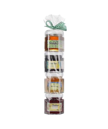 Allg u Fruit Spreads & Honey Gift Set - 4 x 50g Homemade Delights | Perfect Gift for Fruit Spread & Honey Lovers - International Shipping Available - Buy Online on GoSupps.com