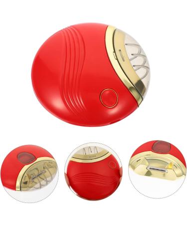 ERINGOGO Electric Nail Care Cutter Set - USB Charging Manicure & Pedicure Clippers | Red Nail Trimmer - International Shipping Available - Buy Online on GoSupps.com