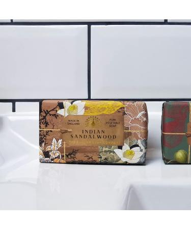 Indian Sandalwood Soap Bar - 200g | English Soap Co. Anniversary Collection - Buy Online on GoSupps.com