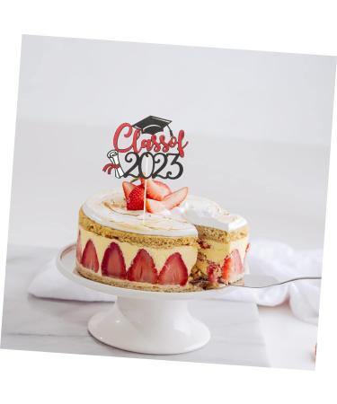 INOOMP 6pcs 2023 2023 Graduation Arrangements Graduation Party Class of 2023 Cupcake Topper Grad Party Cupcake Topper Class of 2023 Cake Picks Graduation Cupcake Toppers Paper Props Flash - Buy Online on GoSupps.com