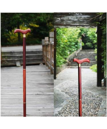 Walking Stick Wooden Cane The Elderly Lightweight Folding Crutches Anti Skid Sticks Portable Wood Sticks Red Red Beautiful Scenery - Buy Online on GoSupps.com