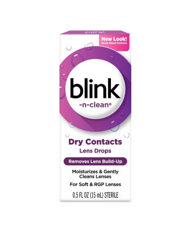 Complete Blink-N-Clean Lens Drops For Soft Contact Lenses, 15 ml (Pack of 2)