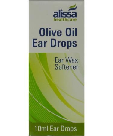 Alissa Olive Oil Ear Wax Drops - 10 x 10ml Bottles - Natural Solution for Stubborn Earwax Build-Up - Buy Online on GoSupps.com