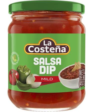 La Costena Salsa Dip Mild 453g / Mexican Mild Salsa Sauce Tomato and Jalapeno Peppers Red Salsa Dip - Buy Online on GoSupps.com