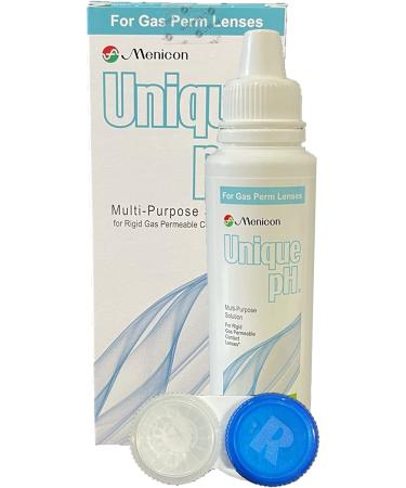 Menicon Unique pH Multi-Purpose Saline Solution 4 Oz + DMV Scleral Cup Large Contact Lens Handler - Bundle - Buy Online on GoSupps.com