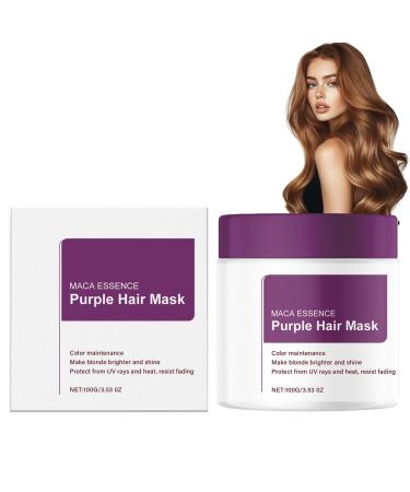 Clawrex Purple Hair Mask 100g for Blonde and Blonde Hair Moisturizing Hair Damage Repair Long Lasting Color Hold