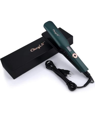 CCKeyin Smooth Iron Wide - 44mm Extra Wide Hair Care with Digital LCD 12 Heat Settings (120-230 C) - Portable Travel Hair Smoother in Green - Buy Online on GoSupps.com