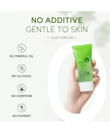 Aloe Vera Gel For Face 96% Pure Aloe Vera Gel Organic Aloe Vera Gel Aloe Vera Face Cream Pure Aloe Vera Gel Moisturiser Face Women & Men For Sunburn After Sun Soothing Repair Moisturizing - Buy Online on GoSupps.com