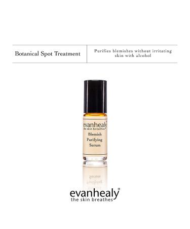 Evanhealy Blemish Purifying Facial Serum Roll-On for Acne | Natural Spot Treatment with Essential Oils | Rosehip Seed Oil | Alcohol-Free - Buy Online on GoSupps.com